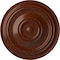 Ekena Millwork Traditional Medallion (Canopies up to 8 1/4"), 31 1/2"OD x 2 1/2"P, Burnished Mahogany Crackle CM31TRBMC - alternate 1